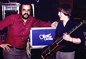 Tony Todaro with Rick Derringer in Chicago